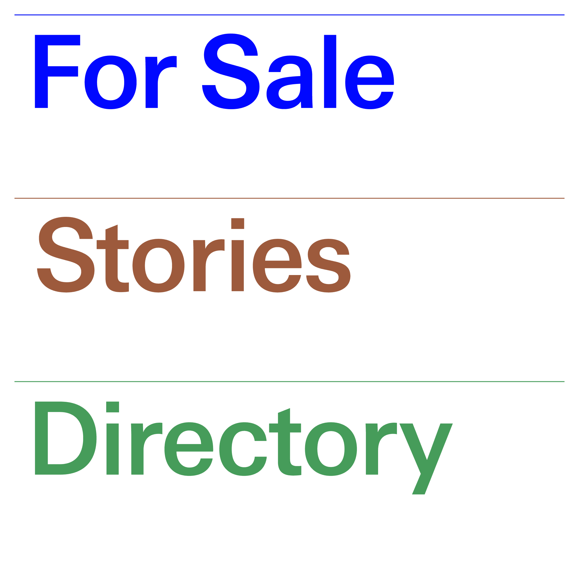 Department of Interest typography design by Post Projects