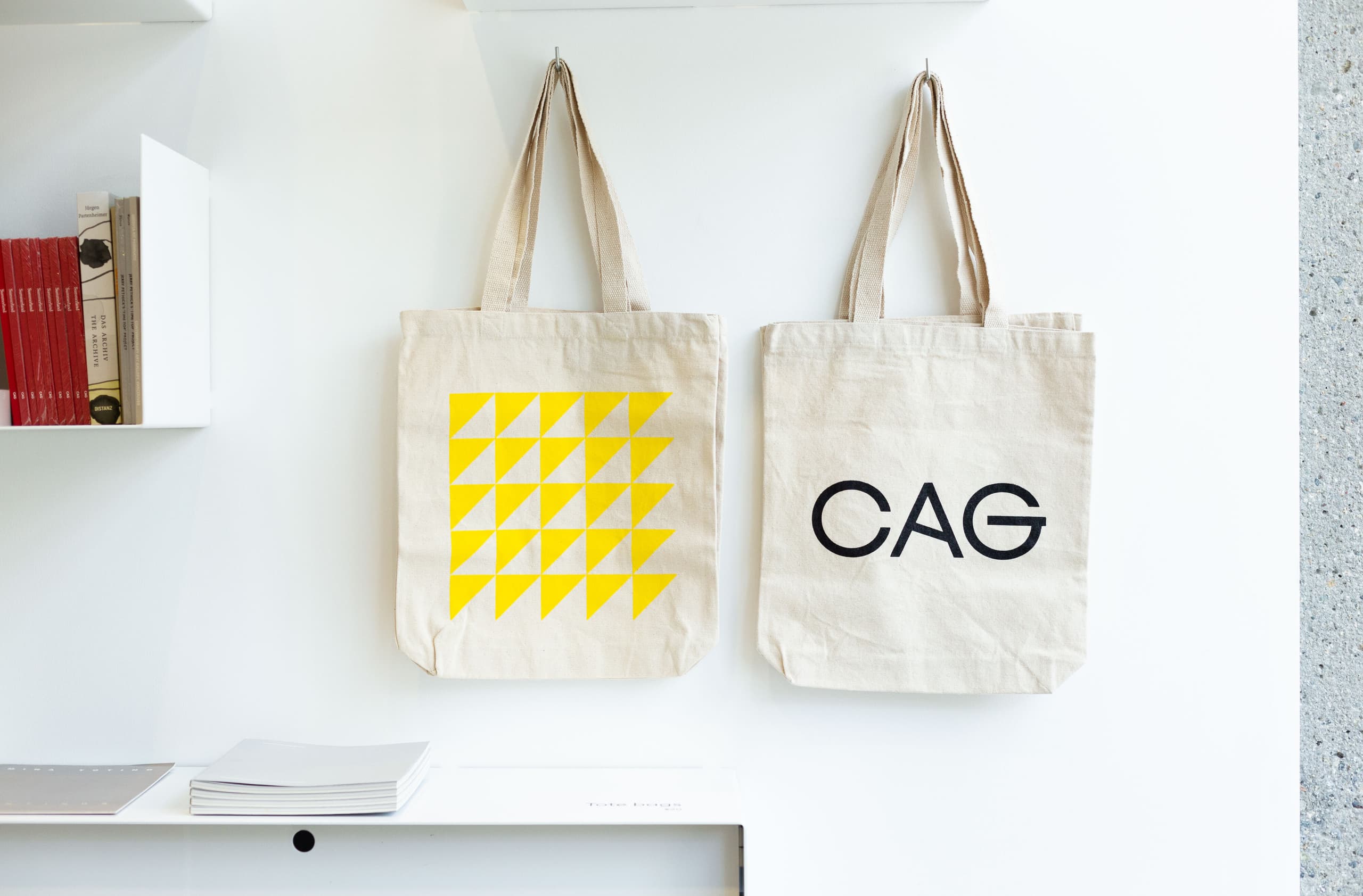 CAG visual identity signage by Post Projects
