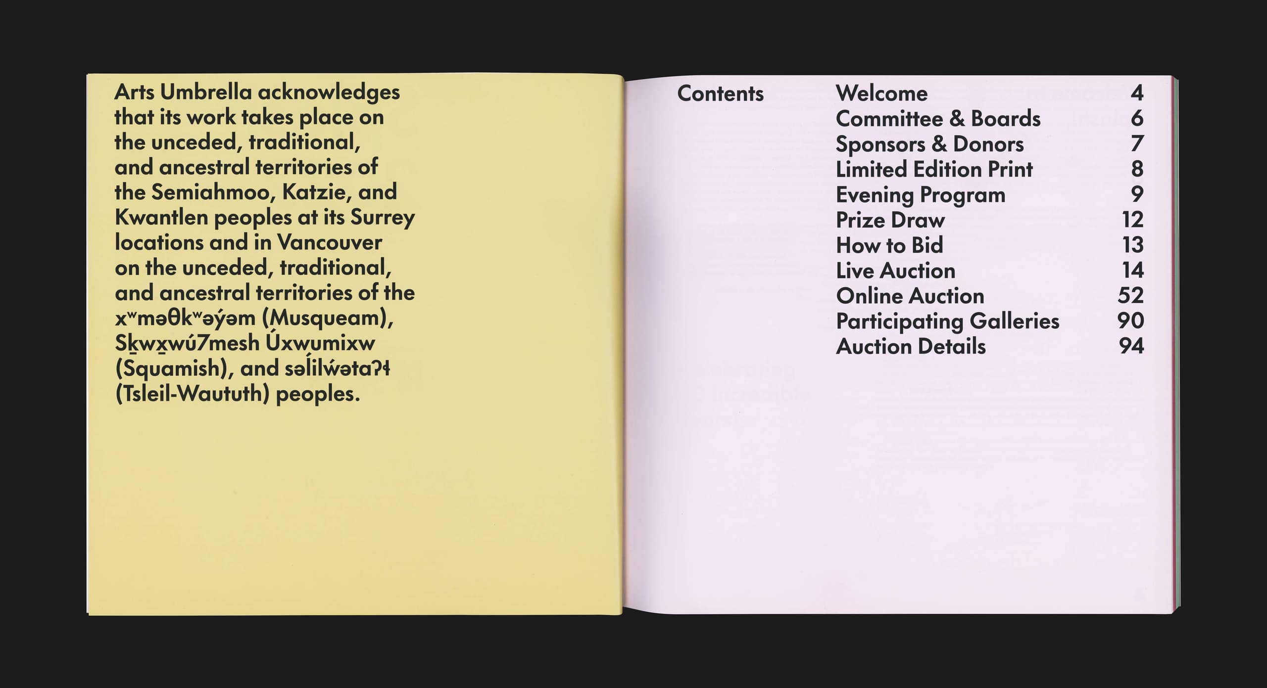 Splash catalogue by Post Projects