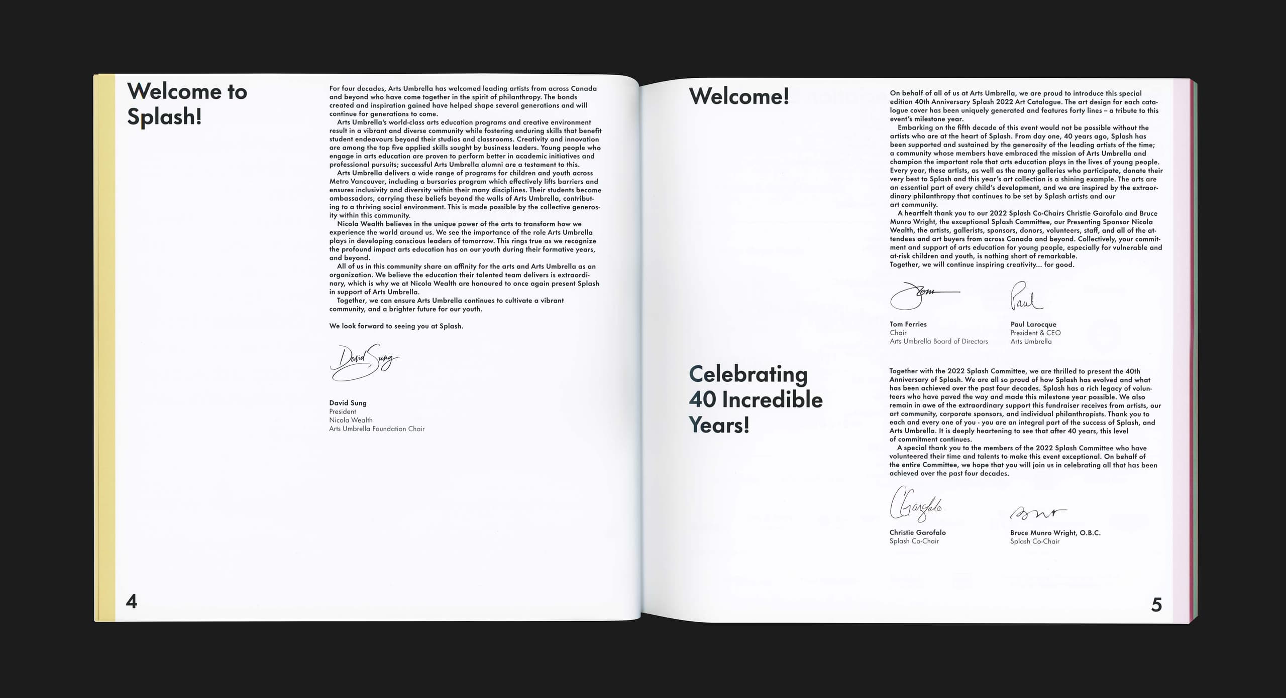 Splash catalogue by Post Projects